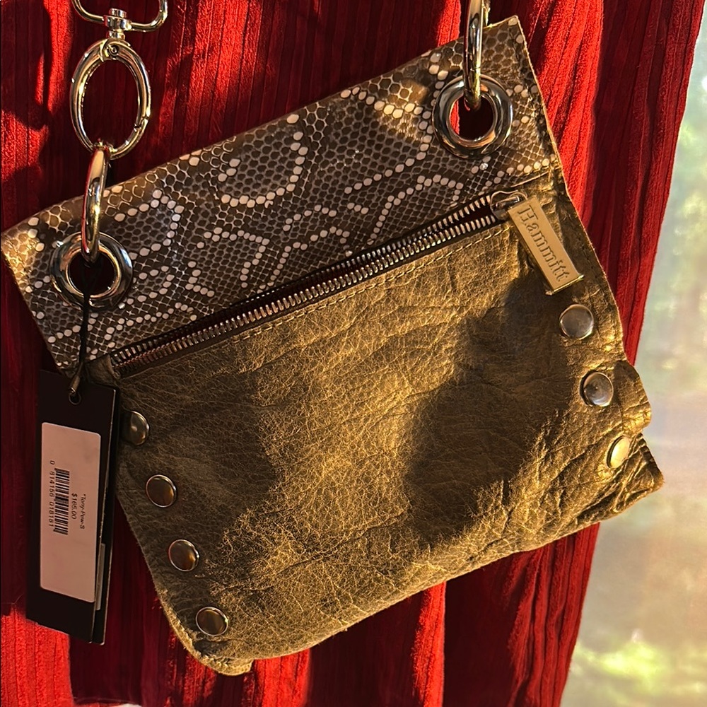 Hammitt Green and Gray Crossbody Bag with Chic Design